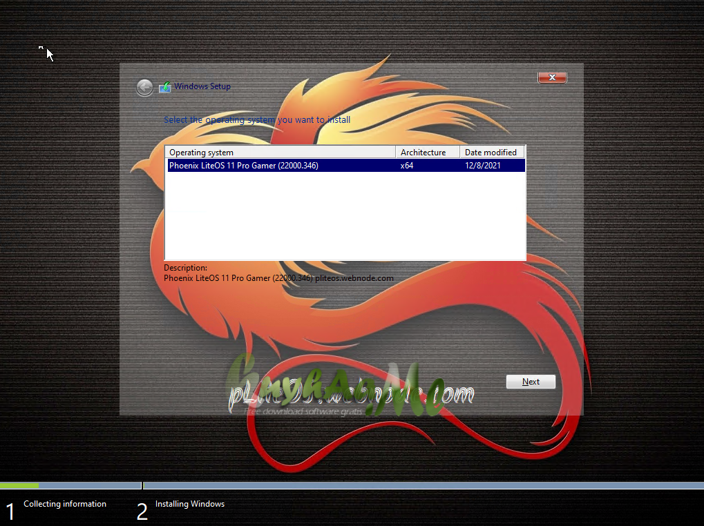 Windows 11 Pro 21H2 Phoenix LiteOS Full