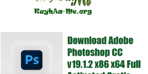 Download Adobe Photoshop CC v19.1.2 x86 x64 Full Activated Gratis