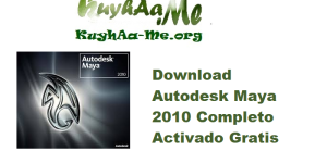 Download Autodesk Maya 2010 Completo Activado Gratis 
