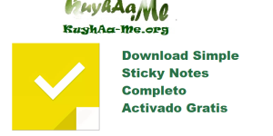 Download Simple Sticky Notes 6.8 Completo Activado Gratis 