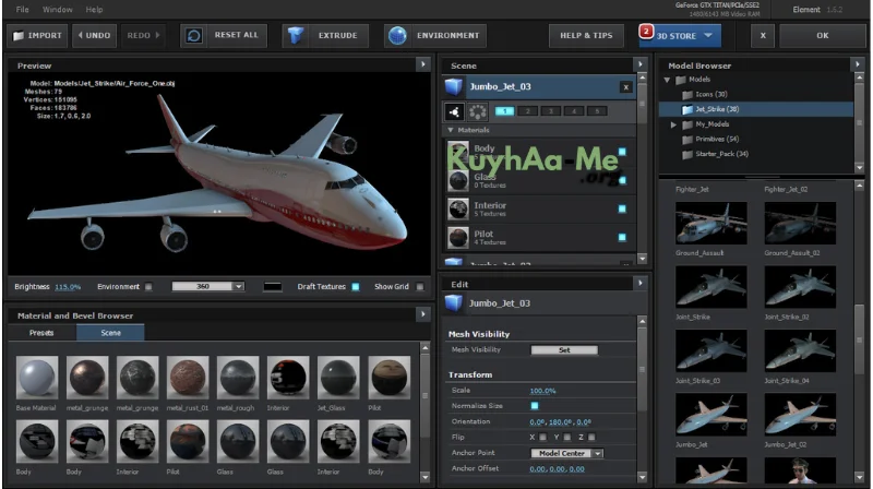 Video Copilot Element 3D2.2.3.2184 Full Terbaru Download 