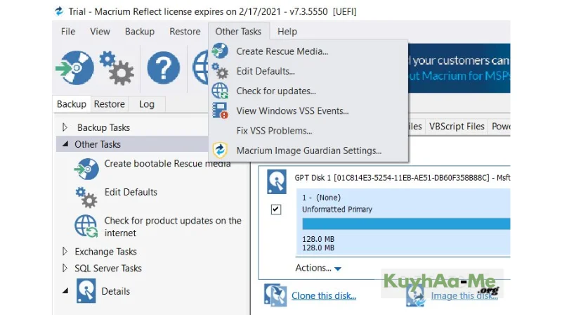 Macrium Reflect Server Plus 8.1.8185 Full Terbaru Downlod 