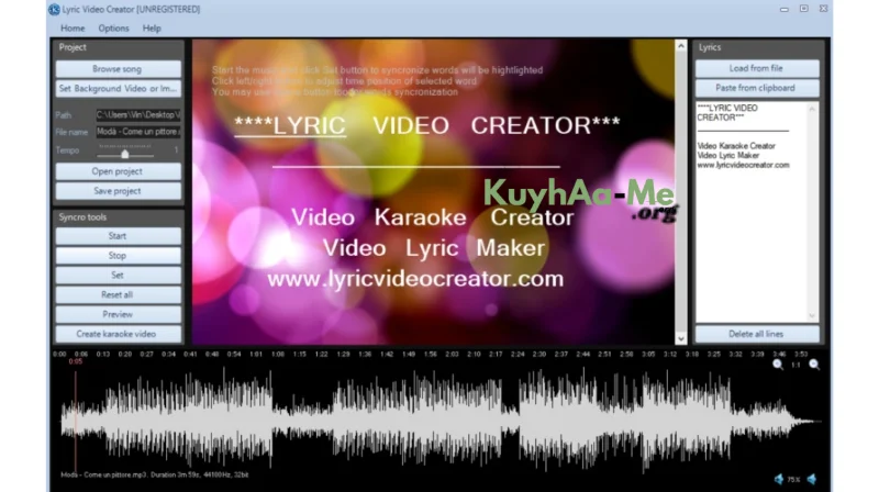 Lyric Video Creator Pro 6.1.0 Full Terbaru Download  