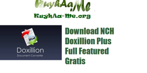 Download NCH Doxillion Plus Full Featured Gratis