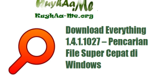 Download Everything 1.4.1.1027 – Pencarian File Super Cepat di Windows
