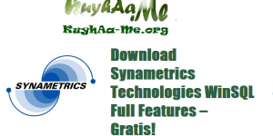 Download Synametrics Technologies WinSQL Full Features – Gratis!