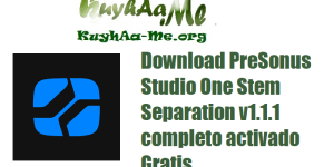 Download PreSonus Studio One Stem Separation v1.1.1 completo activado Gratis 