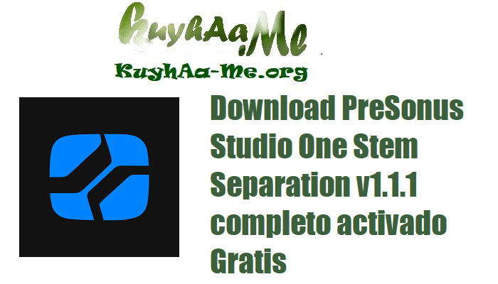 Download PreSonus Studio One Stem Separation v1.1.1 completo activado Gratis 