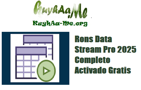 Rons Data Stream Pro 2025 Completo Activado Gratis