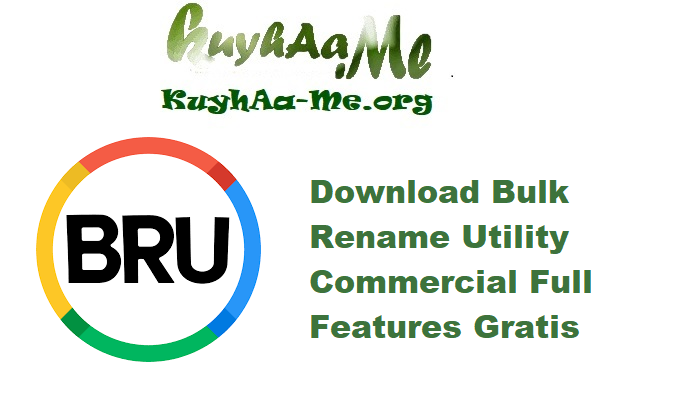 Download Bulk Rename Utility 4.0.1 Commercial Full Features Gratis 