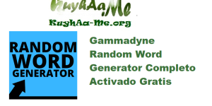 Download Gammadyne Random Word Generator 35.0 Completo Activado Gratis