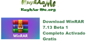 Download WinRAR 7.13 Beta 1 Completo Activado Gratis 