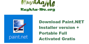 Download Paint.NET 5.1.9 Installer version + Portable Full Activated Gratis 
