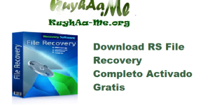 Download RS File Recovery 7.1 Completo Activado Gratis 