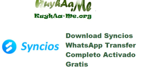 Download Syncios WhatsApp Transfer 2.4.7 Completo Activado Gratis