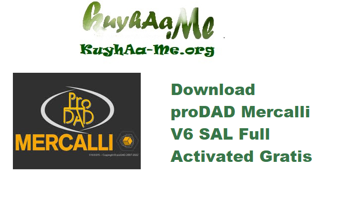 Download proDAD Mercalli V6 SAL 6.0.632.3 Full Activated Gratis 